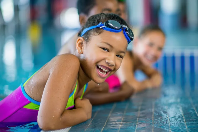 Lifeguards are always on duty for birthday parties